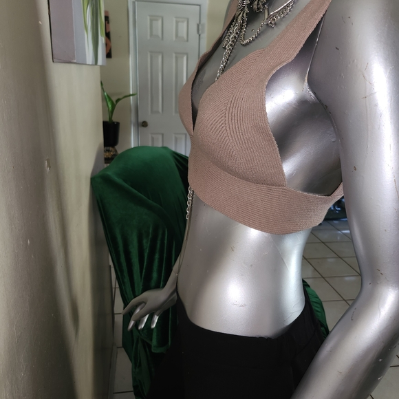 Forever 21 Tan Ribbed Tank Top - Picture 3 of 4